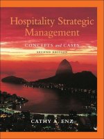 Hospitality strategic management concepts and cases (second edition)