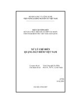 Xử lý chế biến quặng đất hiếm việt nam