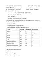 đồ án công nghệ môi trường công nghệ xử lý nguồn nước thô cấp cho sinh hoạt