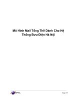 Mô Hình Mail Tổng Thể Dành Cho Hệ Thống Bưu Điện Hà Nội