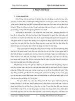 Sáng kiến kinh nghiệm Một số thủ thuật vào bài