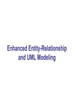Enhanced Entity - Relationship and UML Modeling 1