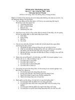 Đề thi marketing căn bản 2012