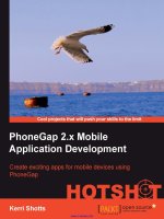 phonegap 2.x mobile application development