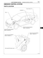 Toyota camry 2006 2011 2GR FE emission control   hệ thống kiểm soát khí thải trên toyota camry 2GR FE đời 2006 2011