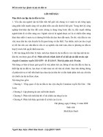 phân tích tài chính, kinh tế xã hội dự án đầu tư tàu vận chuyển container tuyến sài gòn - đài loan