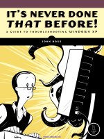 it's never done that before!