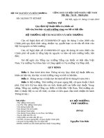 Quy định kỹ thuật điều tra, khảo sát hải văn, hóa học và mô trường vùng ven bờ và hải đảo