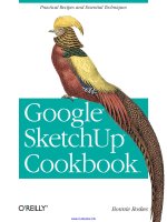google  sketchup  cookbook