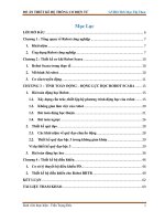 Đồ án thiết kế hệ thống Cơ Điện Tử