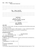 Giáo án lớp 4 tuần 29