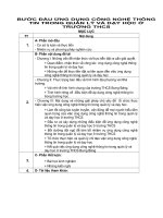 SKKN Bước đầu ứng dụng công nghệ thông tin trong quản lý