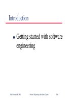 Introduction Software Engineering by Ian Sommerville