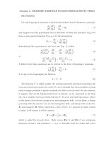Charged particle in a electromagnetic field 2