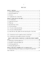 Đánh giá khả năng sinh trưởng của một số dòng bưởi nhị bội và tam bội trên ghép trên gốc bưởi chua 3 năm tuổi tại xã tức tranh huyện phú lương tỉnh thái nguyên năm 2011