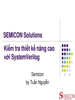 Kiểm tra thiết kế nâng cao với system verilog