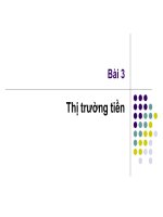 bài 3 thị trường tiền