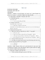 nâng cao khả năng cạnh tranh của hàng rau quả việt nam xuất khẩu sang thị trường trung quốc dưới tác động của chương trình thu hoạch sớm