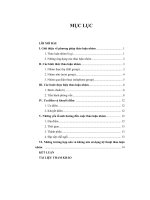 tiểu luận kỹ năng- phương pháp thảo luận nhóm