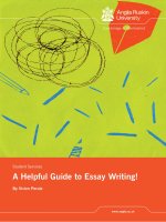 helpful guide to essay writing
