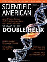 scientific american   -  2003 04  -  50 years of the double helix