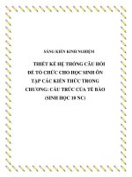 cấu trúc của tế bào