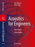 acoustics for engineers [electronic resource]  troy lectures