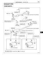 Toyota camry 2006 2011 2AZ FE exhaust   hệ thống khí xả xe toyota camry 2AZ FE đời 2006 2011
