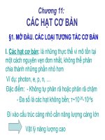 Chương 11 Các hạt cơ bản