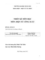 thiết kế bộ kích từ cho động cơ đồng bộ 1850hp