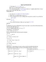 BÀI TẬP HÀM SỐ BẬC 3 CẤP TỐC