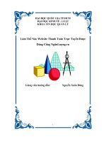 làm thế nào website thanh toán trực tuyến được dùng cổng ngânlượng