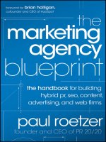 the marketing agency blueprint the handbook for building hybrid pr, seo, content, advertising, and web firms