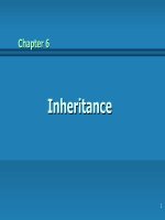 Chapter 6 Inheritance