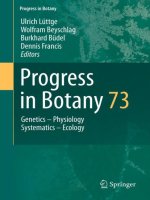 progress in botany. 73 [electronic resource]