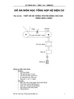 Đồ án kỹ thuật_tổng hợp hệ điện cơ