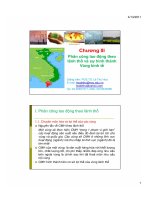 slide bài giảng môn kinh tế vùng - chương 3: phân công lao động theo lãnh thổ và sự hình thành của vùng kinh tế