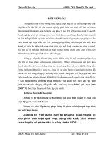 vận dụng một số phương pháp thống kê vào phân tích hiệu quả sản xuất kinh doanh của công ty cổ phần đầu tư công đoàn bidv giai đoạn 2003 -2008