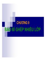 bài giảng bao bì phụ gia thực phẩm chương 9 bao bì ghép nhiều lớp