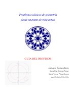 problemas clásicos de geometría desde un punto de vista actual