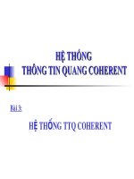 bài 3 hệ thống thông tin quang coherent