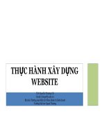 thực hành xây dựng website