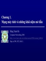 Chương 1: Mạng máy tính và những khái niệm mở đầu