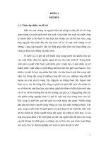 khai thác nguyên liệu đầu vào của công ty tnhh sản xuất và thương mại thái hoà thực trạng và giải pháp