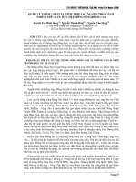 QUẢN LÝ THỐNG NHẤT VÀ TỔNG HỢP CÁC NGUỒN THẢI GÂY Ô NHIỄM TRÊN LƯU VỰC HỆ THỐNG SÔNG ĐỒNG NAI