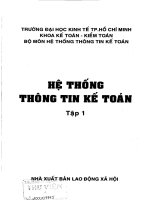 HỆ THỐNG THÔNG TIN KẾ TOÁN