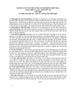 Ôn tập Công nghệ Sản xuất Protein - Tài liệu quan trọng nhất