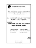 Nghiên cứu áp dụng công nghệ cơ giới hóa gương lò ngắn