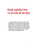 Chống nắng mùa hè những kinh nghiệm quý và cách bảo vệ đôi tay trắng mịn