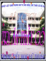 Sân chơi trí tuệ học đường chào mừng ngày 20/11 tham khảo